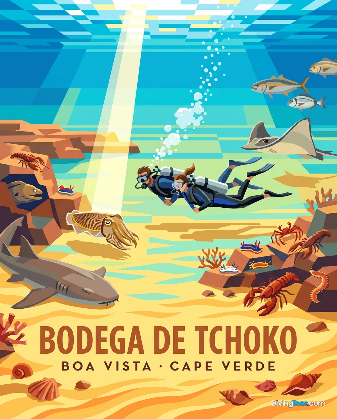 Affiche Bodega De Tchoko Boa Vista, Cabo Verde