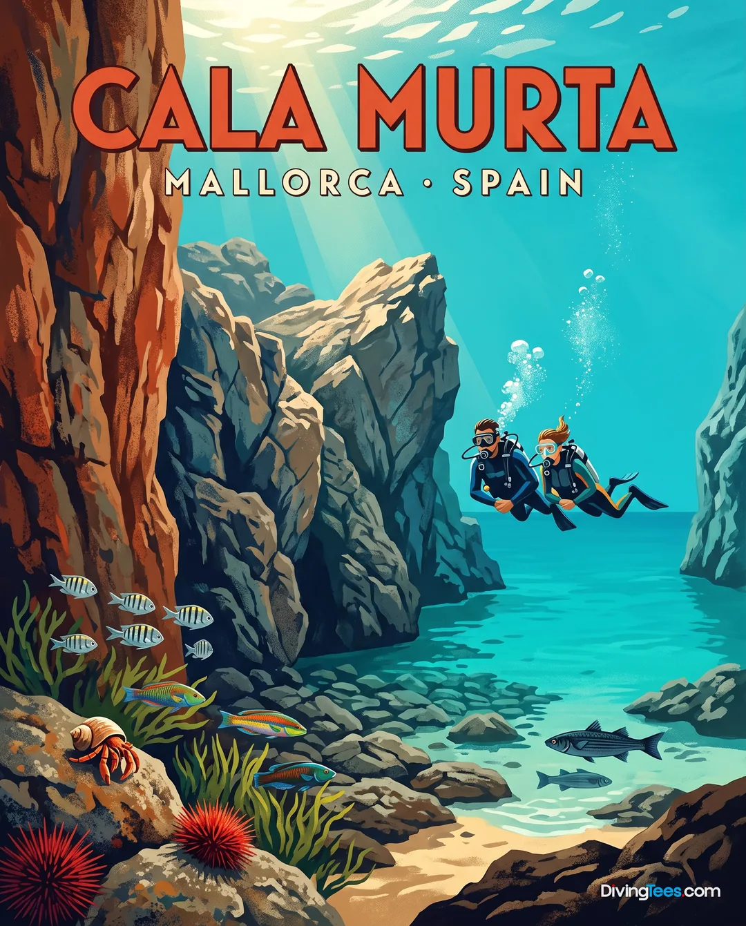 Affiche Cala Murta Mallorca, Spain