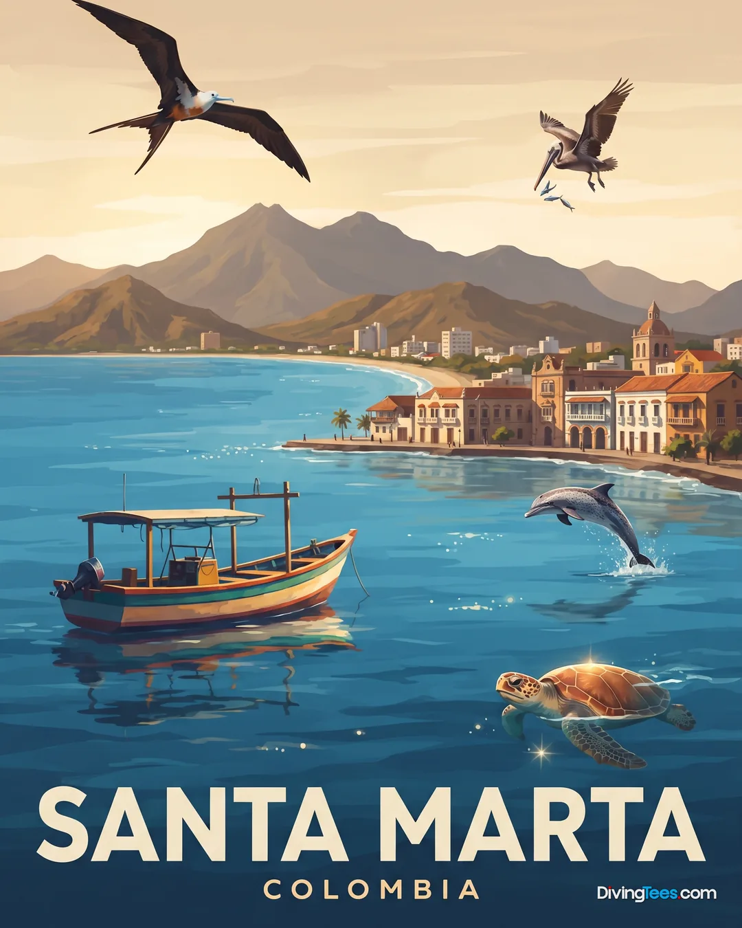 Santa Marta Colombia poster