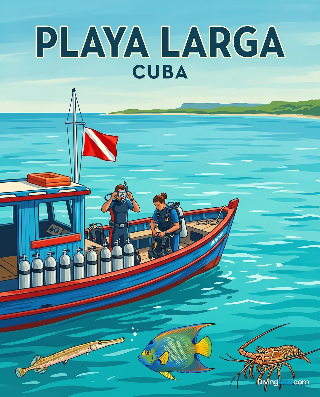 Playa Larga Cuba poster
