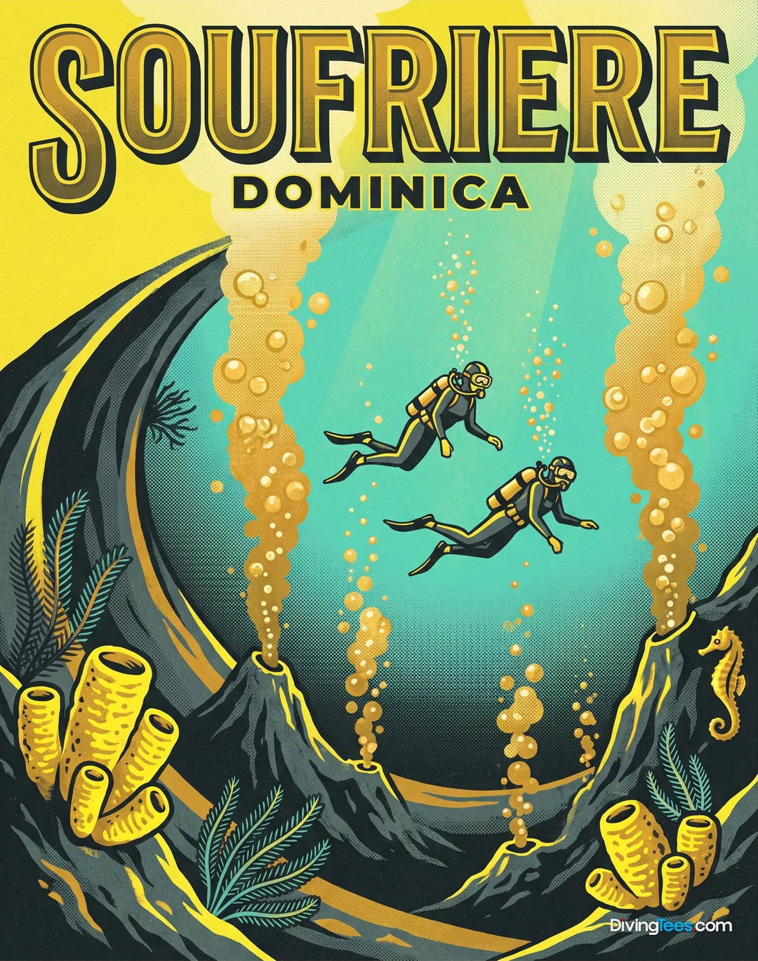 Soufrière Dominica poster