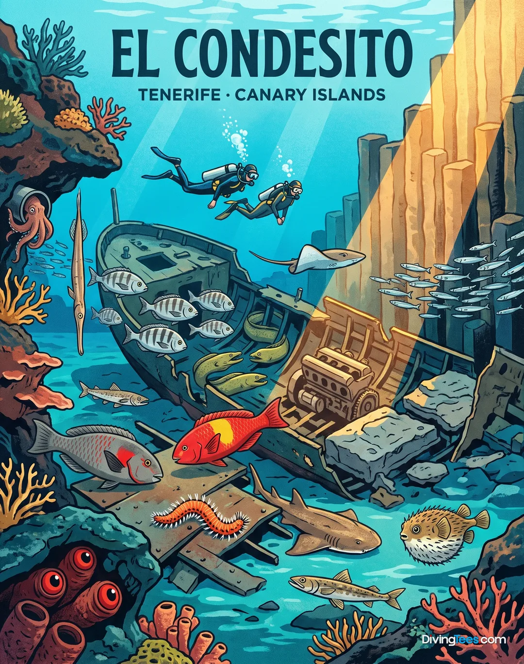 Affiche El Condesito Tenerife, Canary Islands