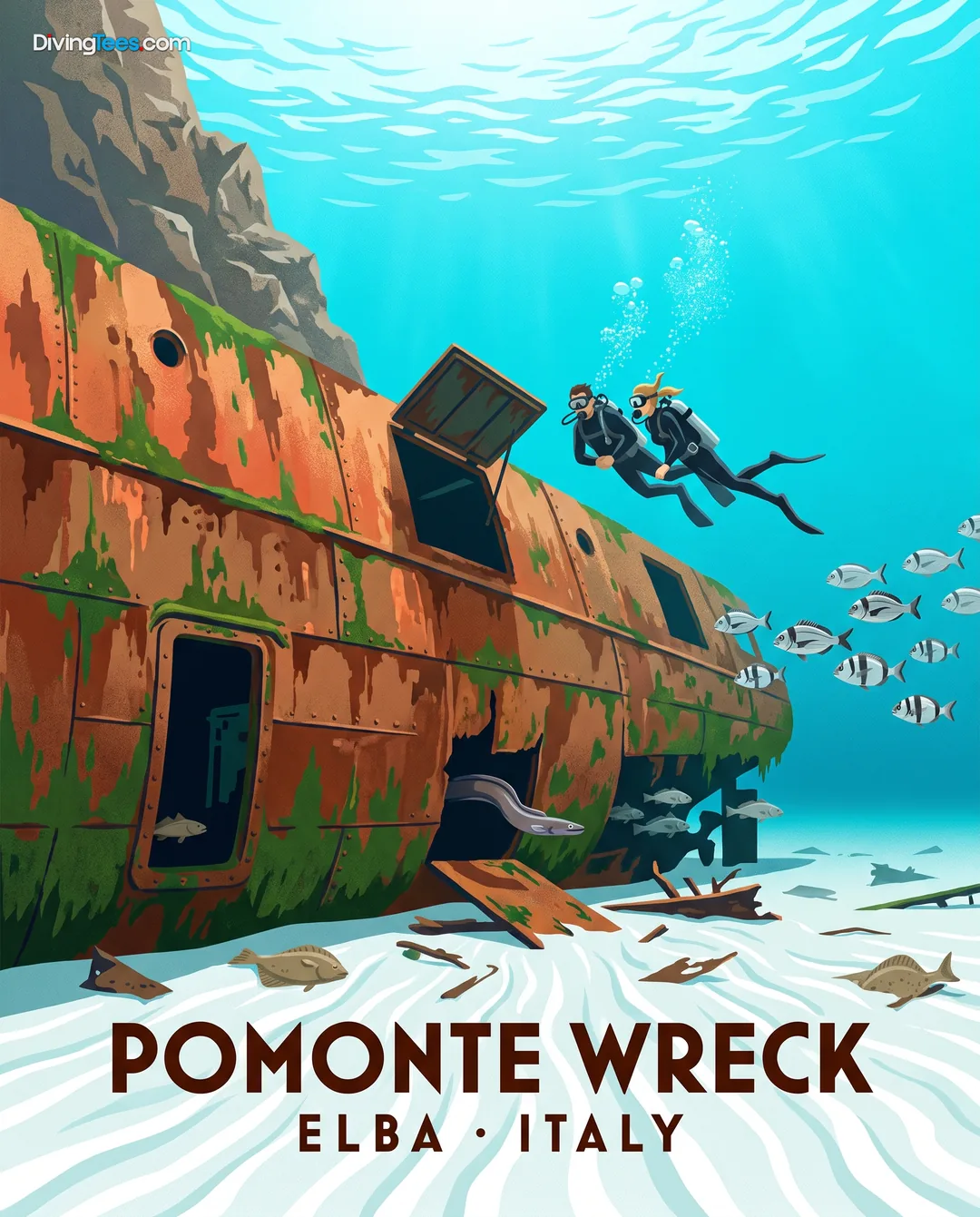 Elba Island - Pomonte Wreck