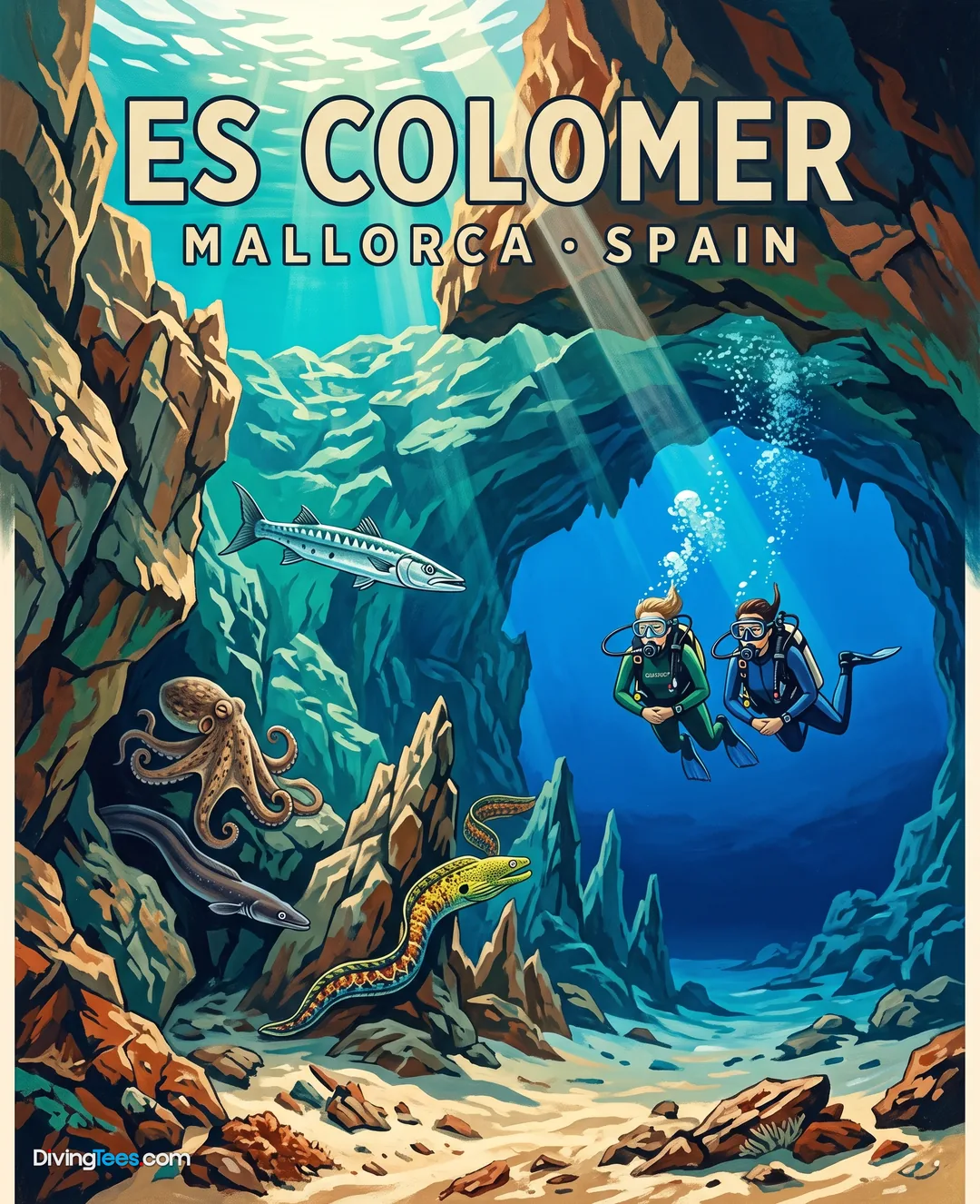 Affiche Es Colomer Mallorca, Spanien