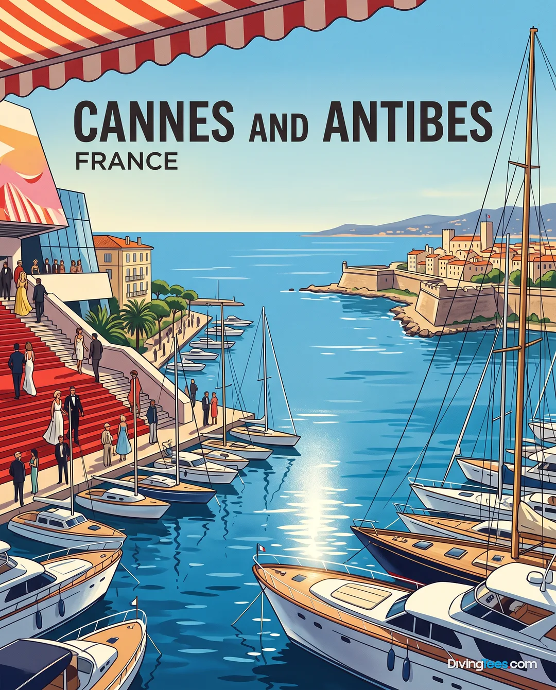 Cannes and Antibes