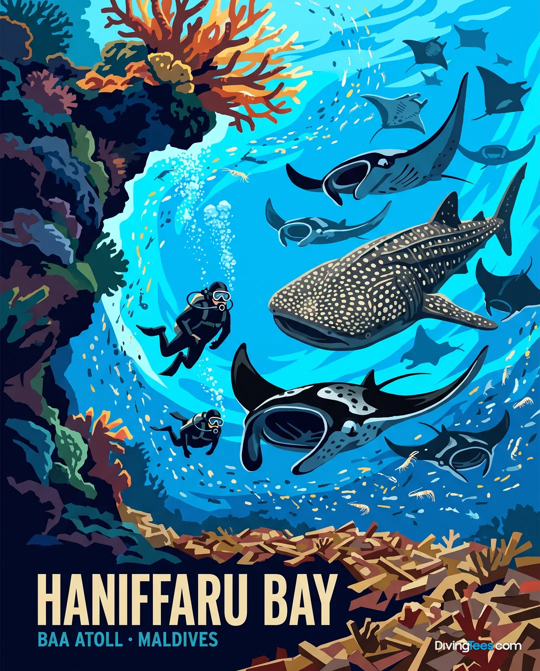 Affiche Hanifaru Bay Baa Atoll, Maldives