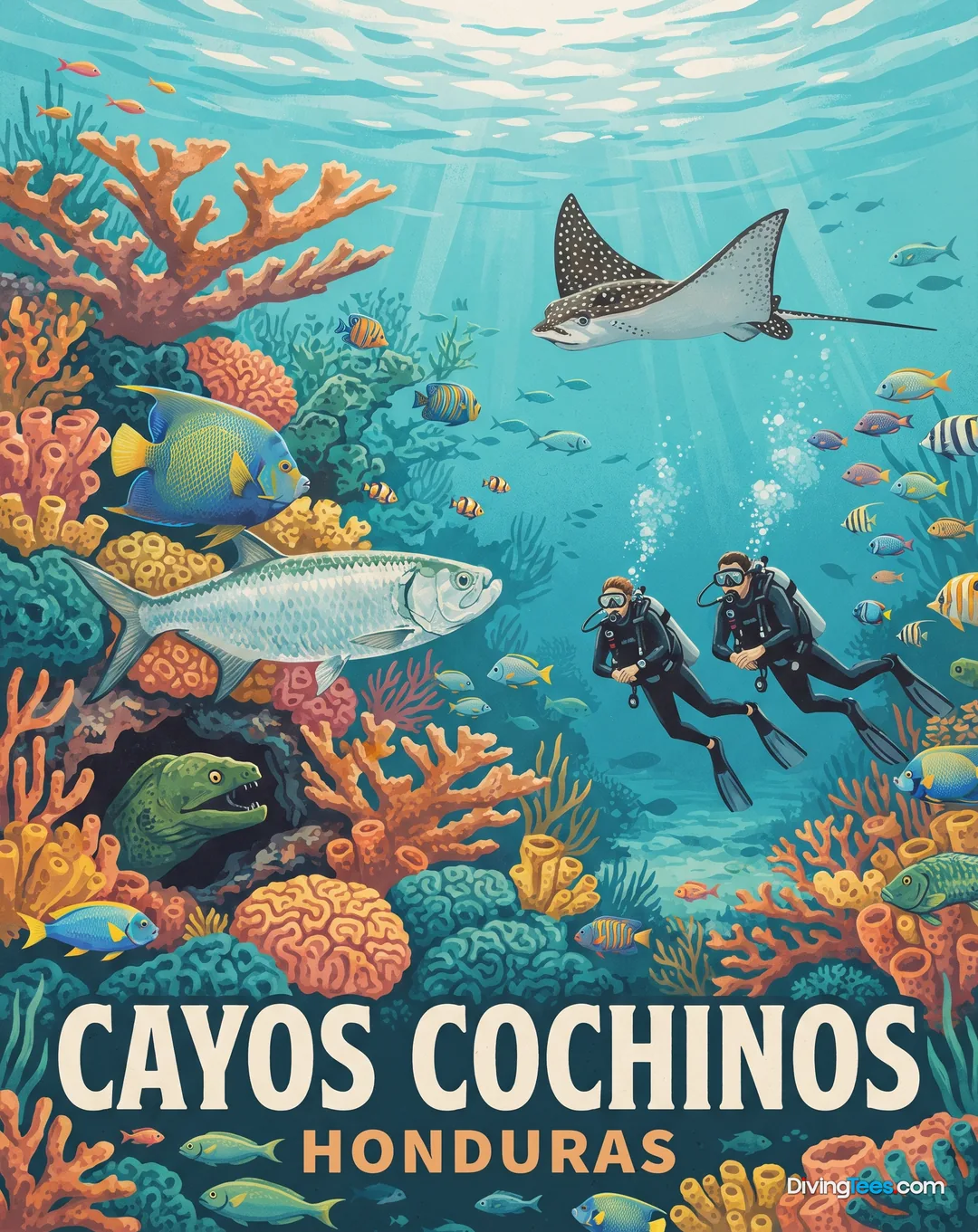 Cayos Cochinos Honduras poster