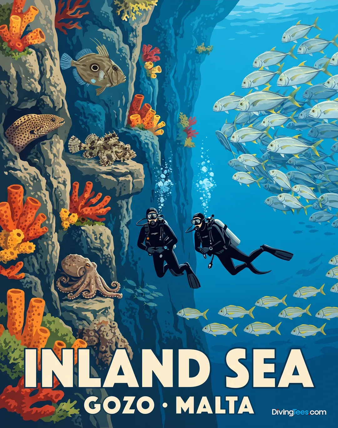 Affiche Inland Sea Gozo, Malta