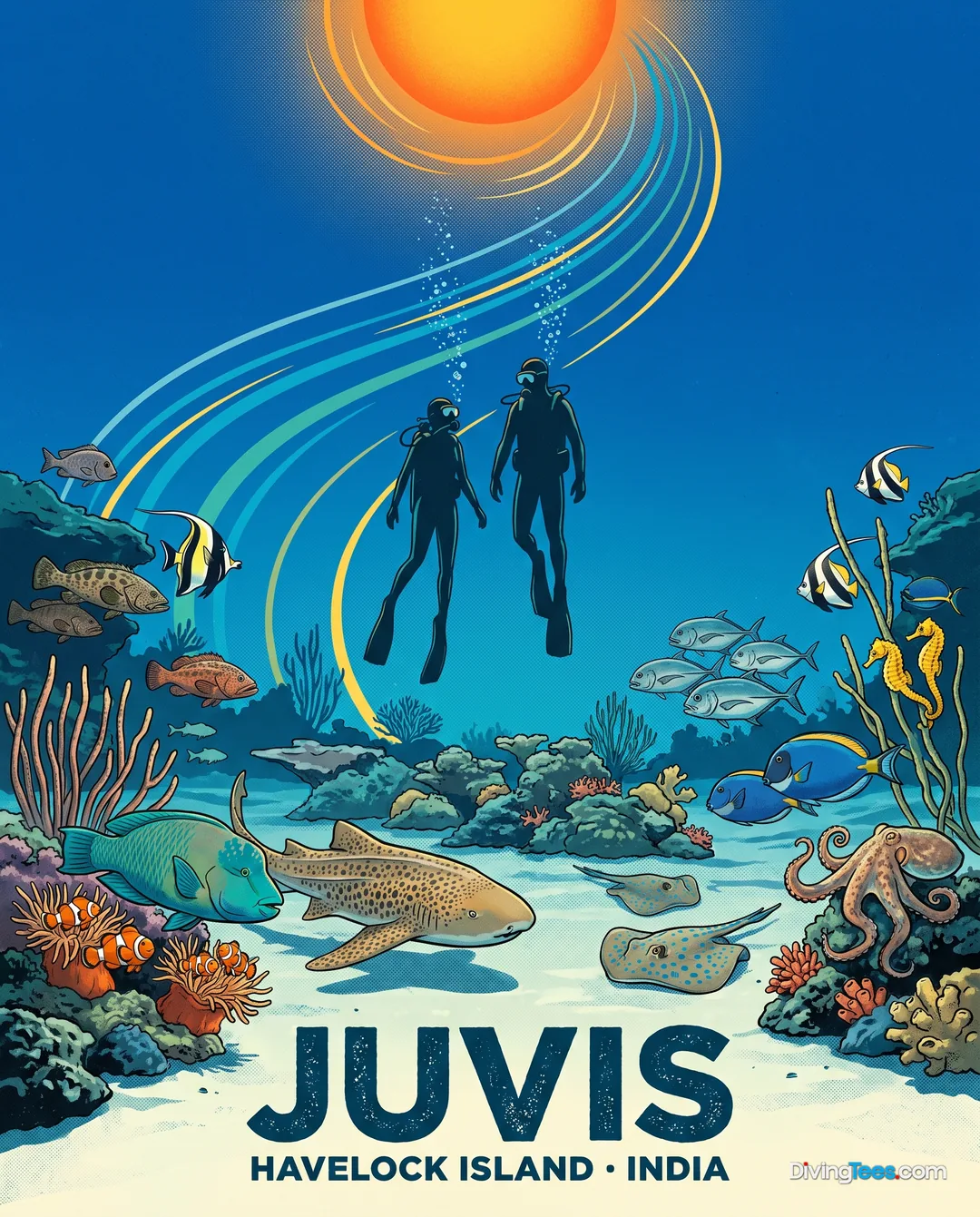 Affiche Juvis Havelock, India
