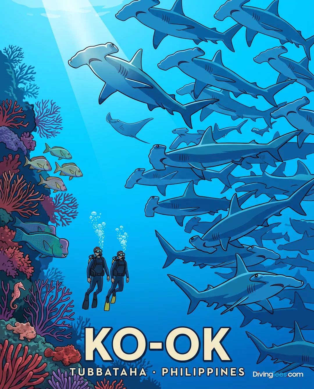 Affiche Ko-Ok Tubbataha, Philippines