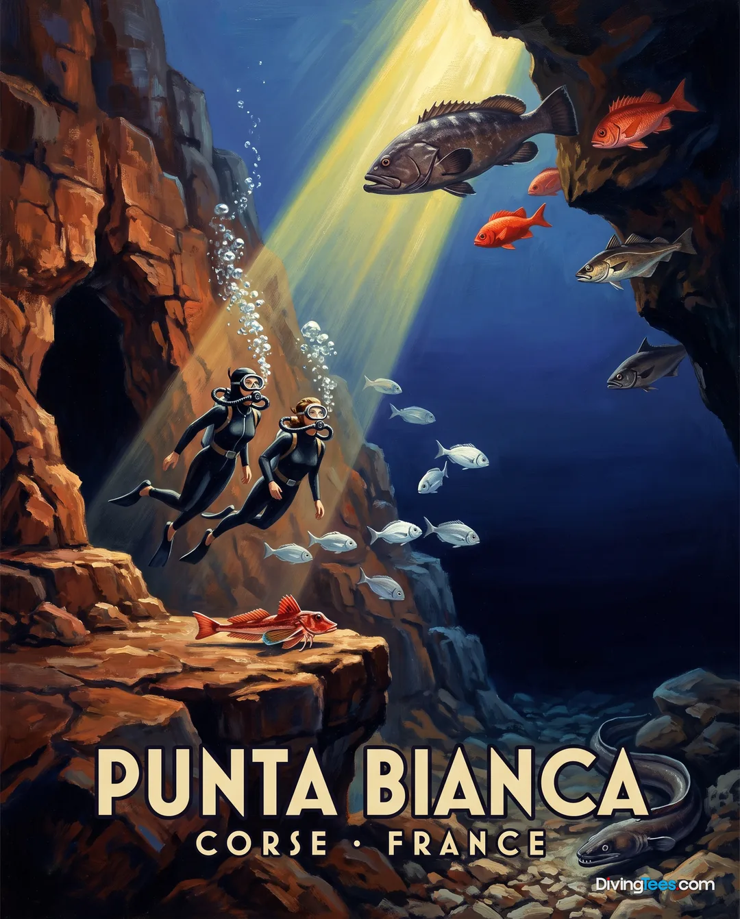 Affiche La Punta Bianca Calvi, Francia