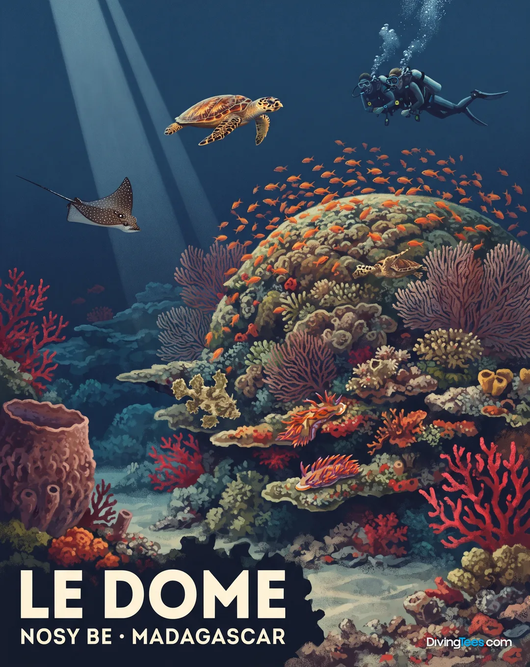 Affiche Le Dôme Nosy Be, Madagáscar
