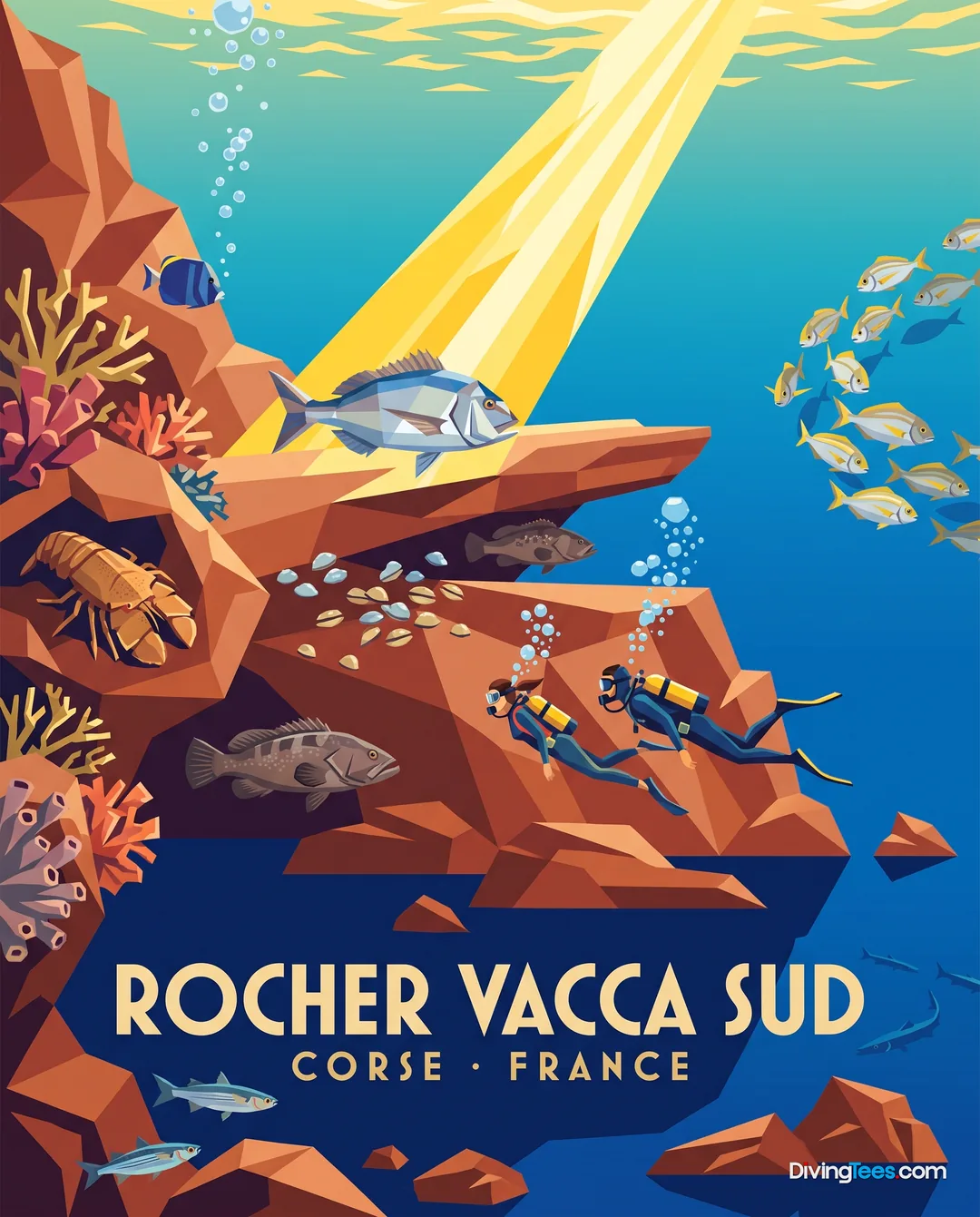 le rocher de la vacca sud
