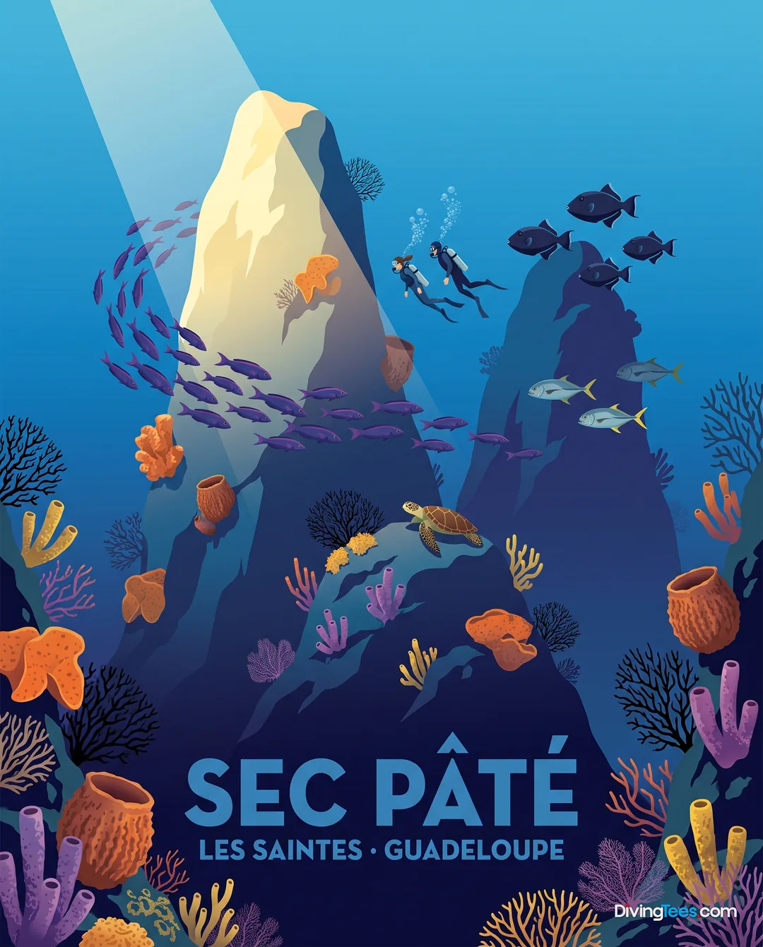 Affiche Le Sec Pâté Basse-Terre, Guadeloupe