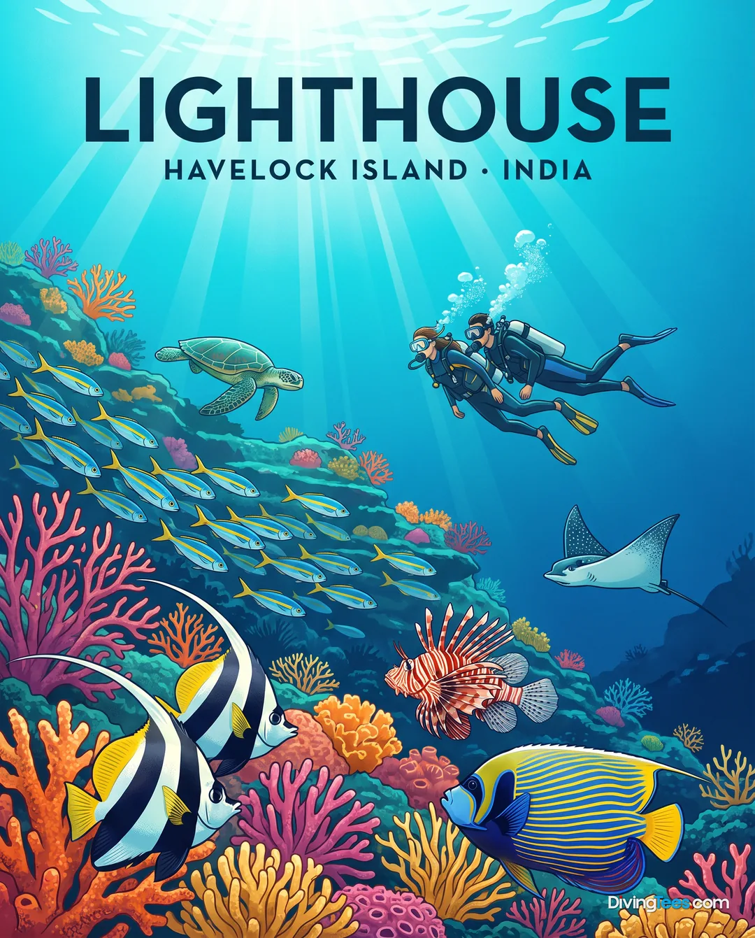 Affiche Lighthouse Havelock, India