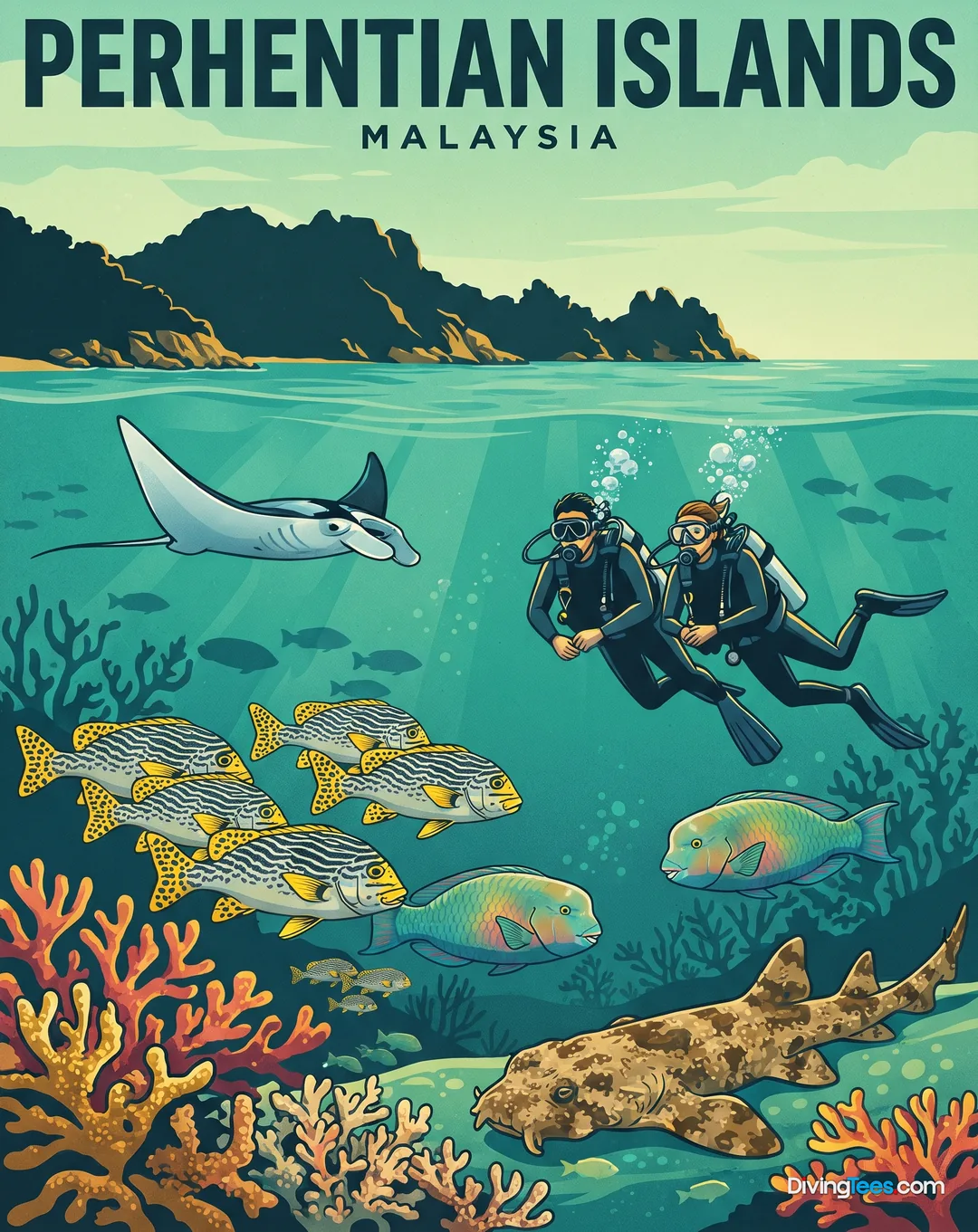 Perhentian Islands Malaysia poster