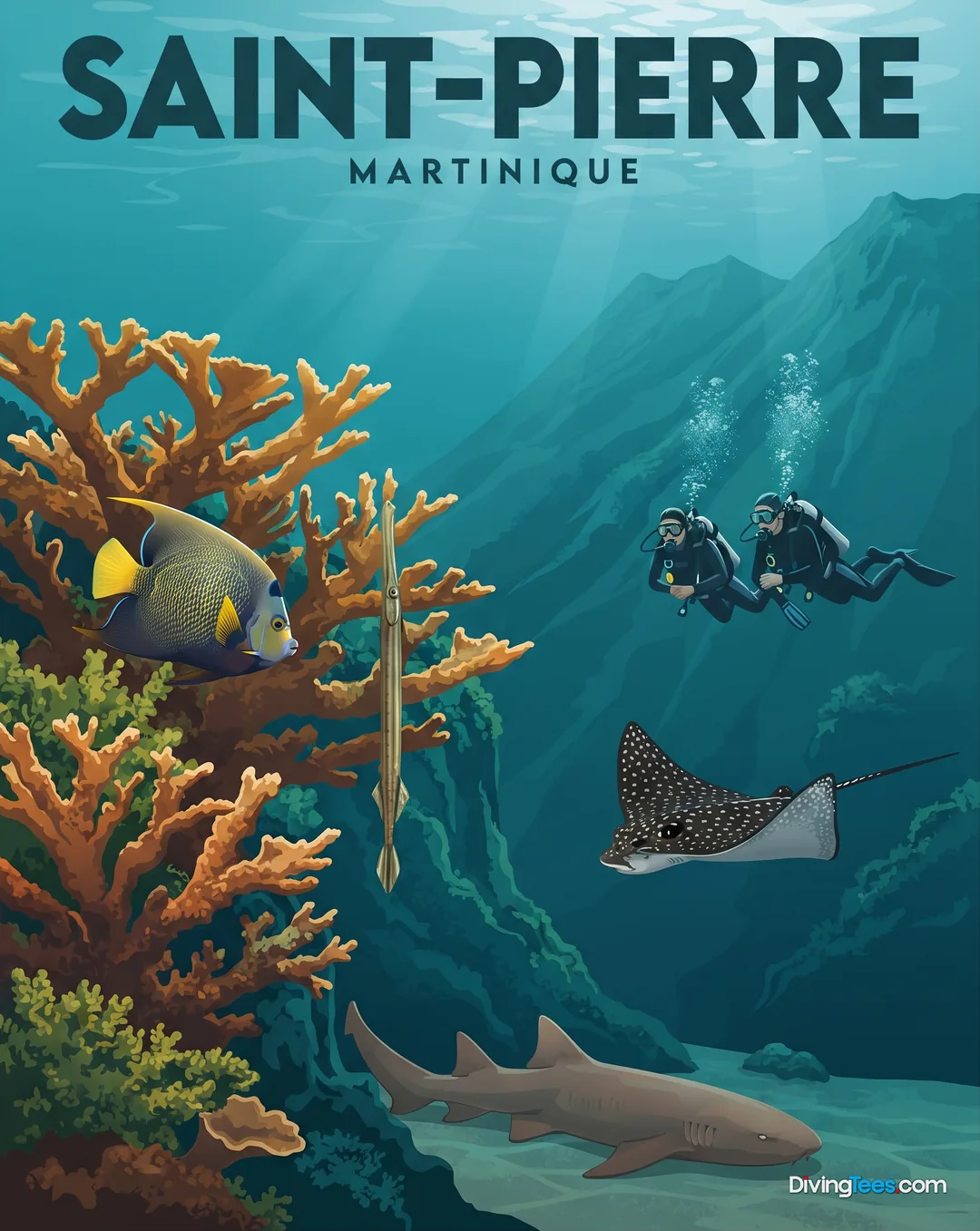 Cartaz de Saint-Pierre Martinica