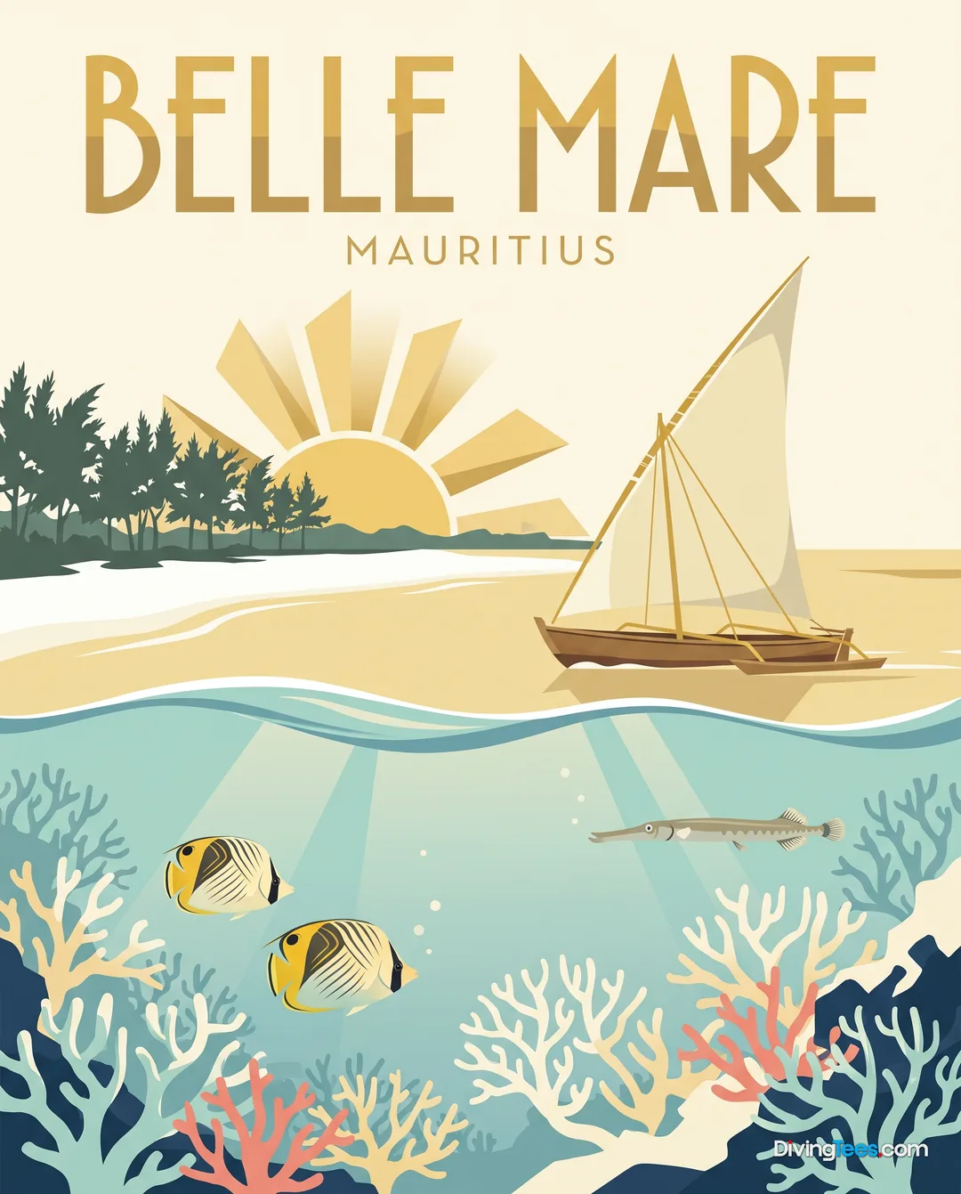 Belle Mare Mauritius poster