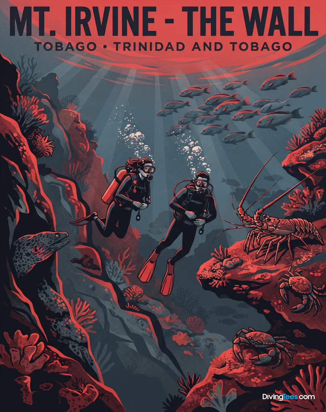 Affiche Mt. Irvine - The Wall Tobago, Trinidad e Tobago