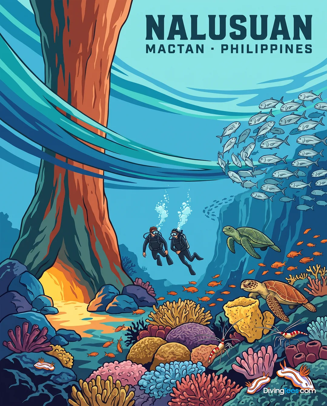Affiche Nalusuan Mactan, Filipinas