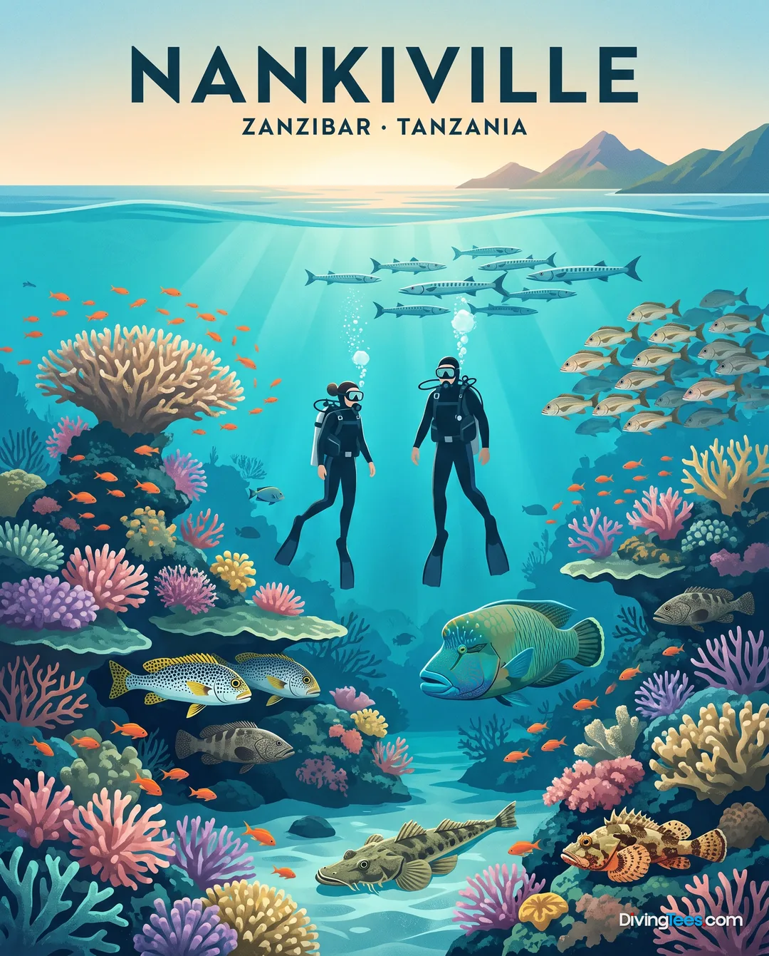 Affiche Nankiville Zanzibar, Tanzania