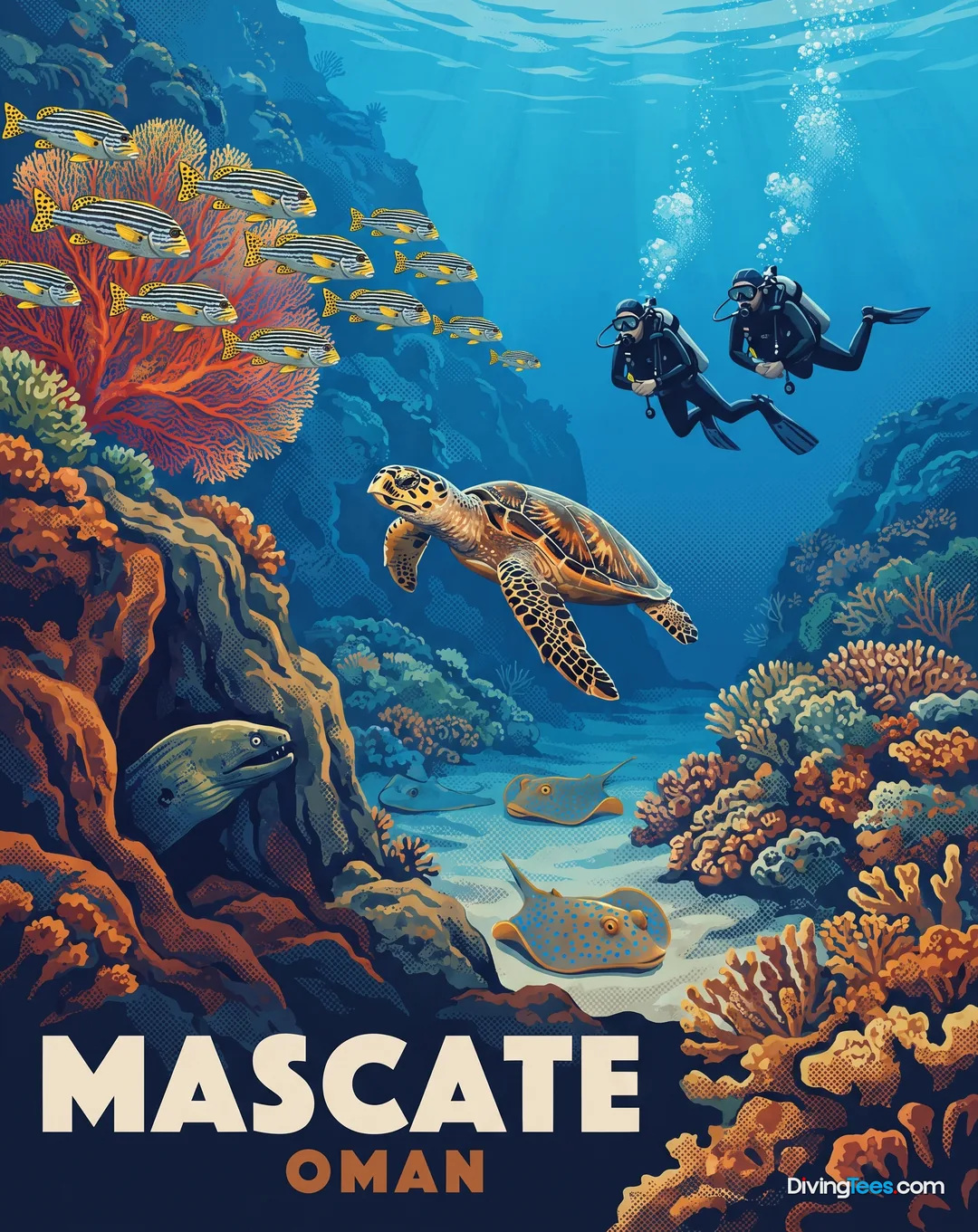 Mascate Oman poster