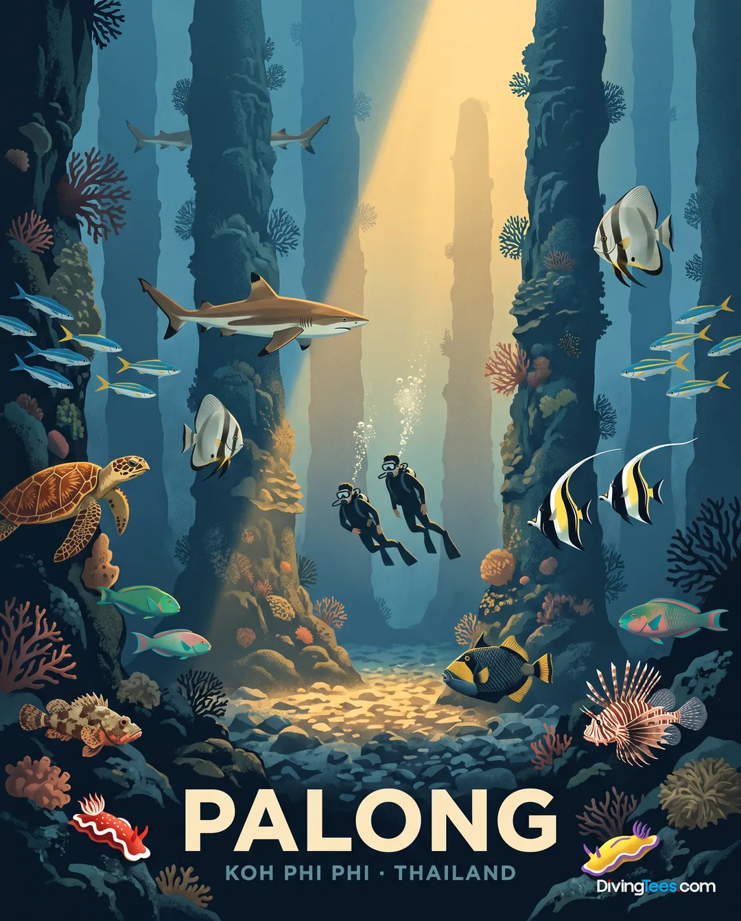 Affiche Palong Koh Phi Phi, Tailandia
