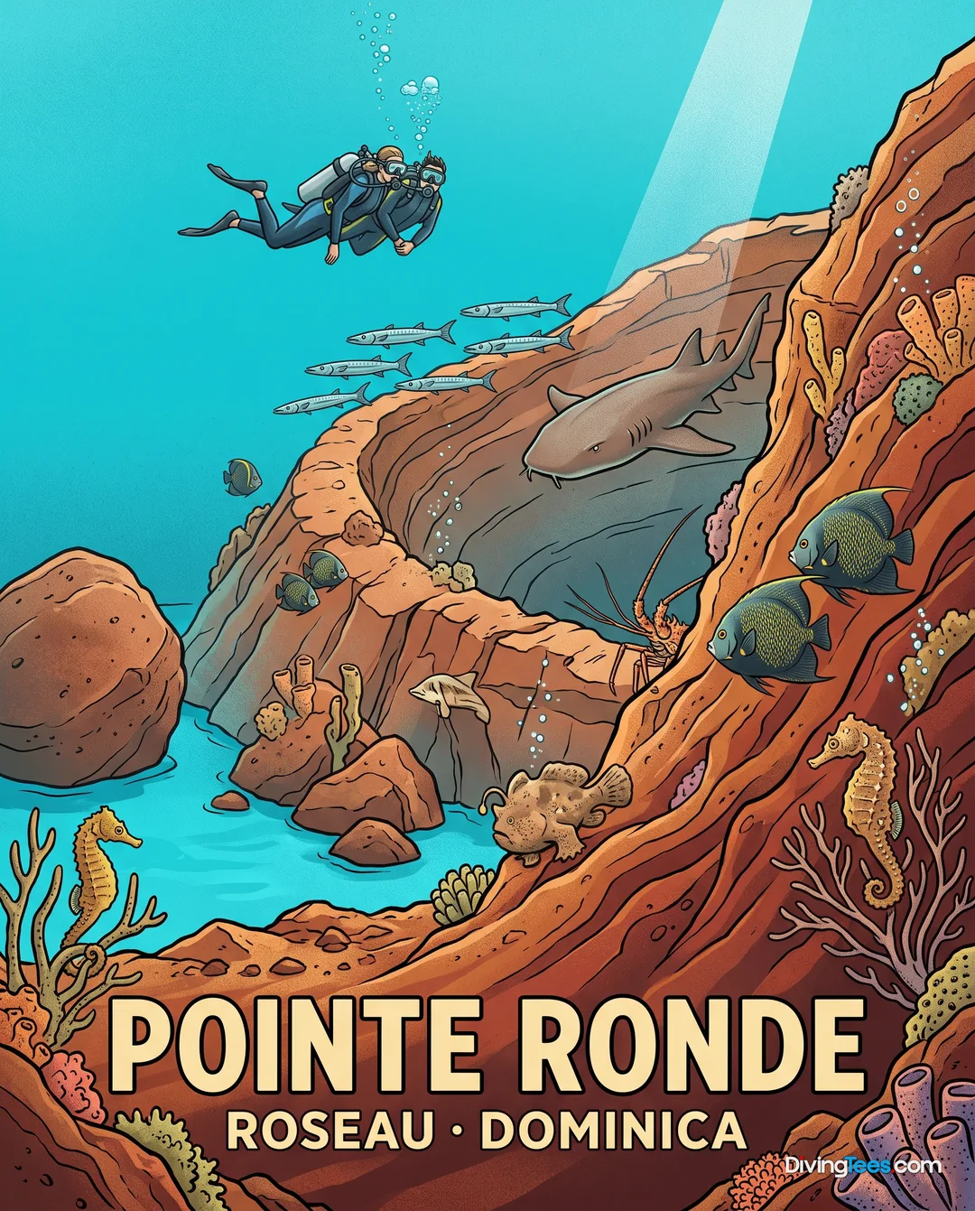 Pointe Ronde and the Craters