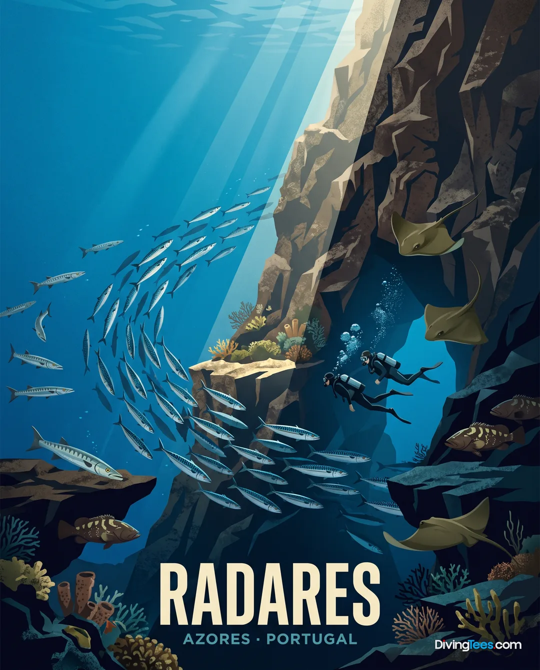 Affiche Radares Terceira, Azores