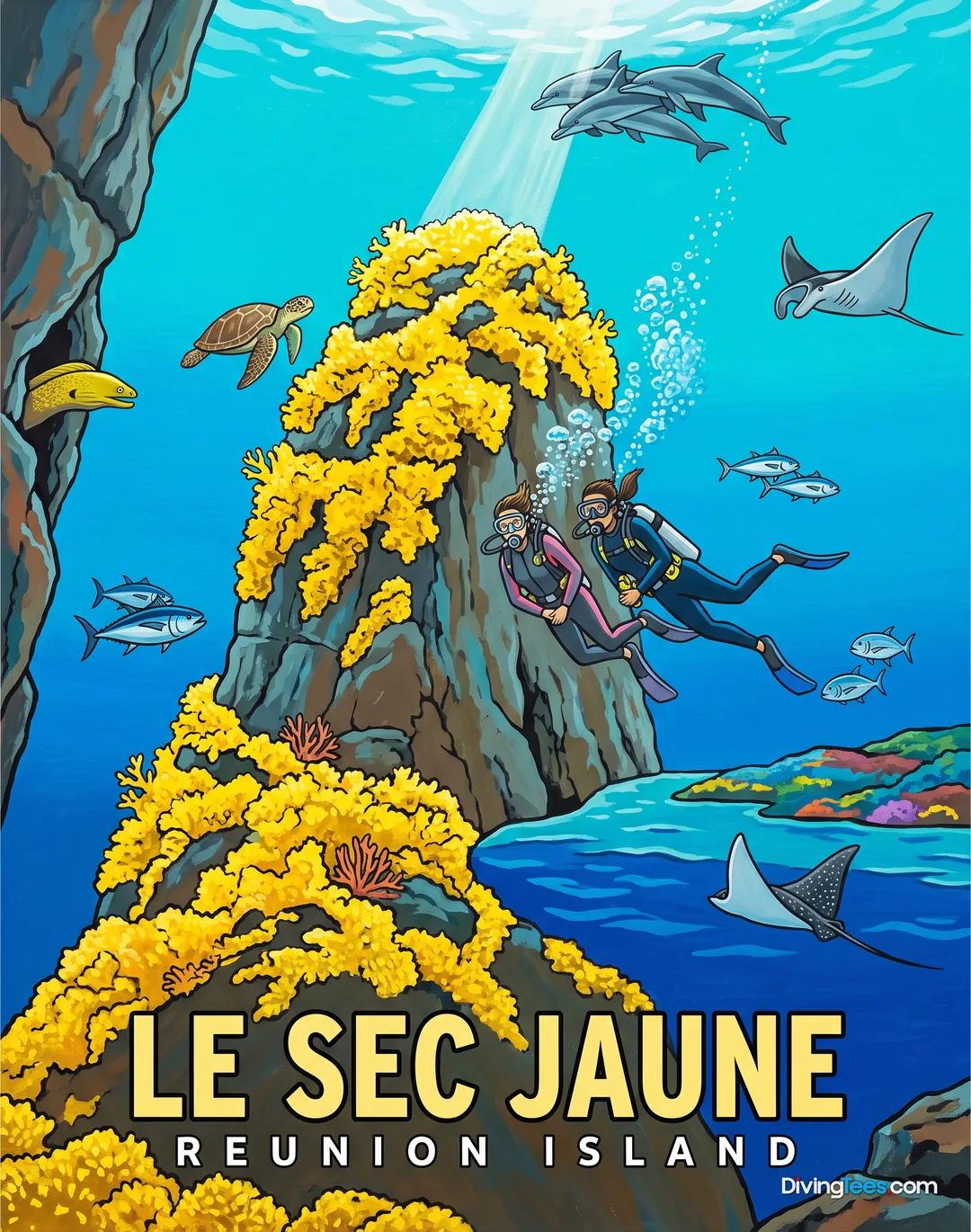 Reunion Island - Le Sec Jaune