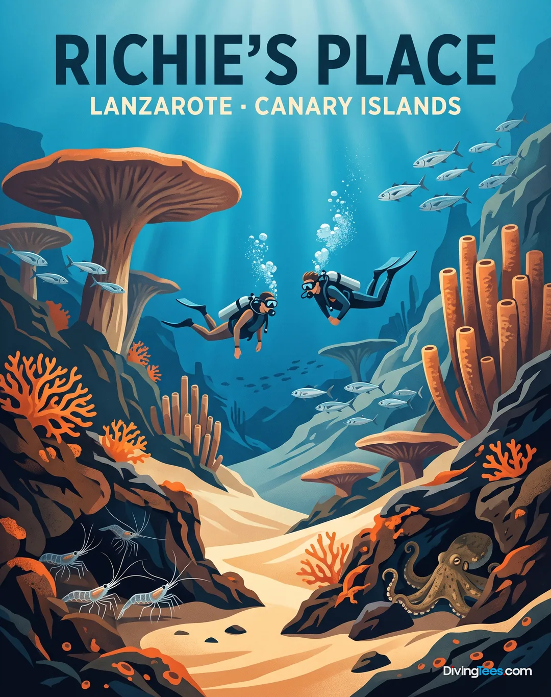 Affiche Richie's Place Lanzarote, Îles Canaries