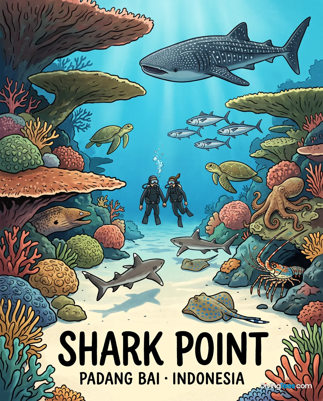 Shark Point, Padang Bai