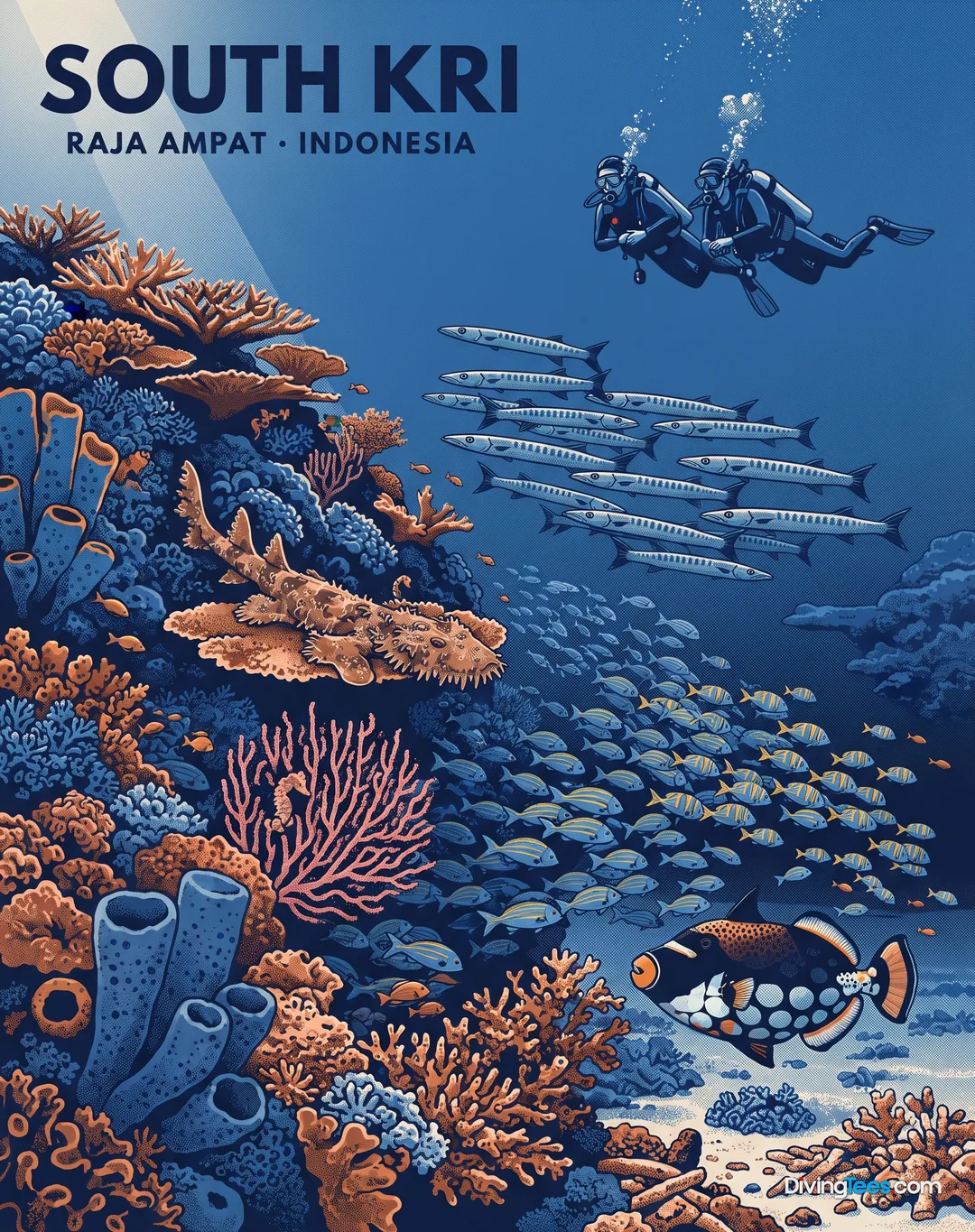 Affiche South Kri Raja Ampat, Indonesia