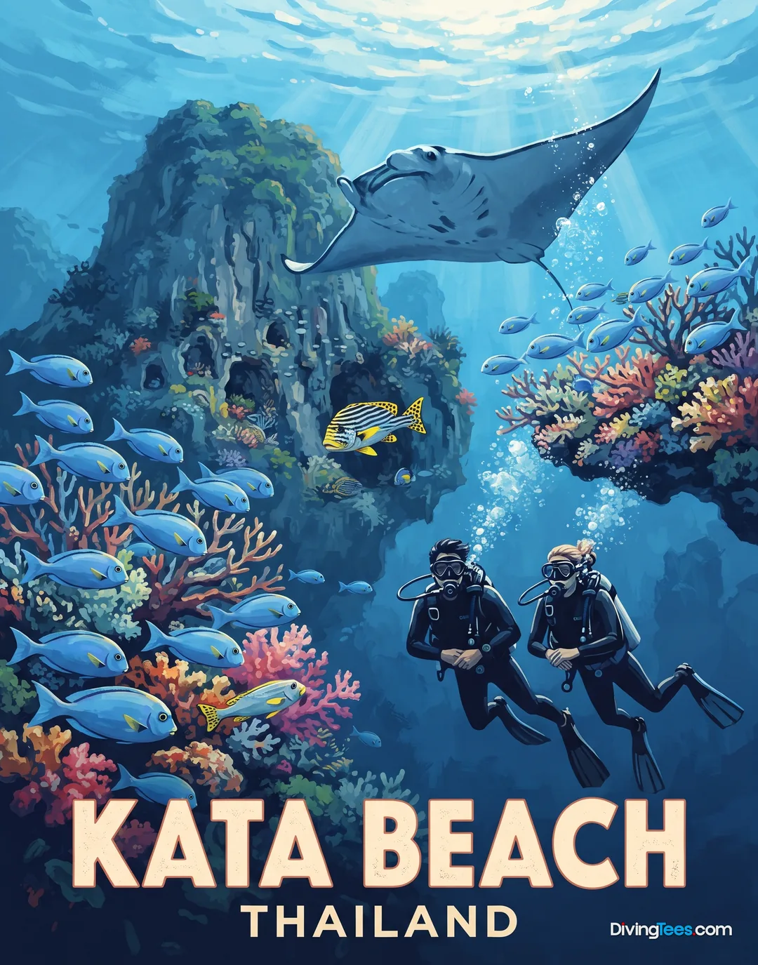 Kata Beach Thailand poster