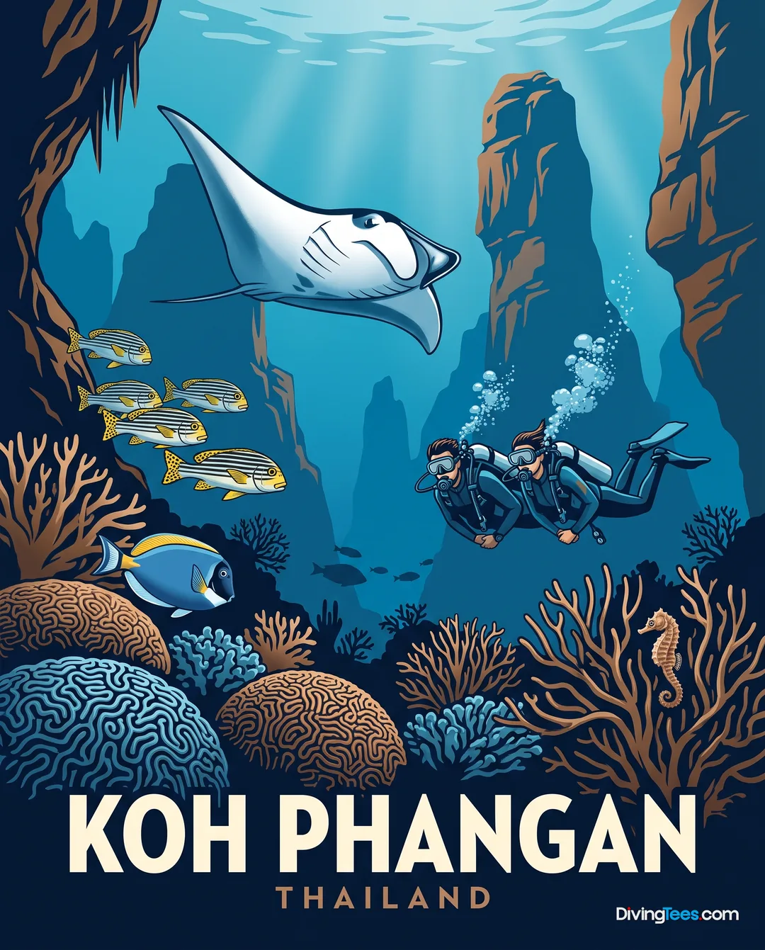 Koh Phangan Thailand poster