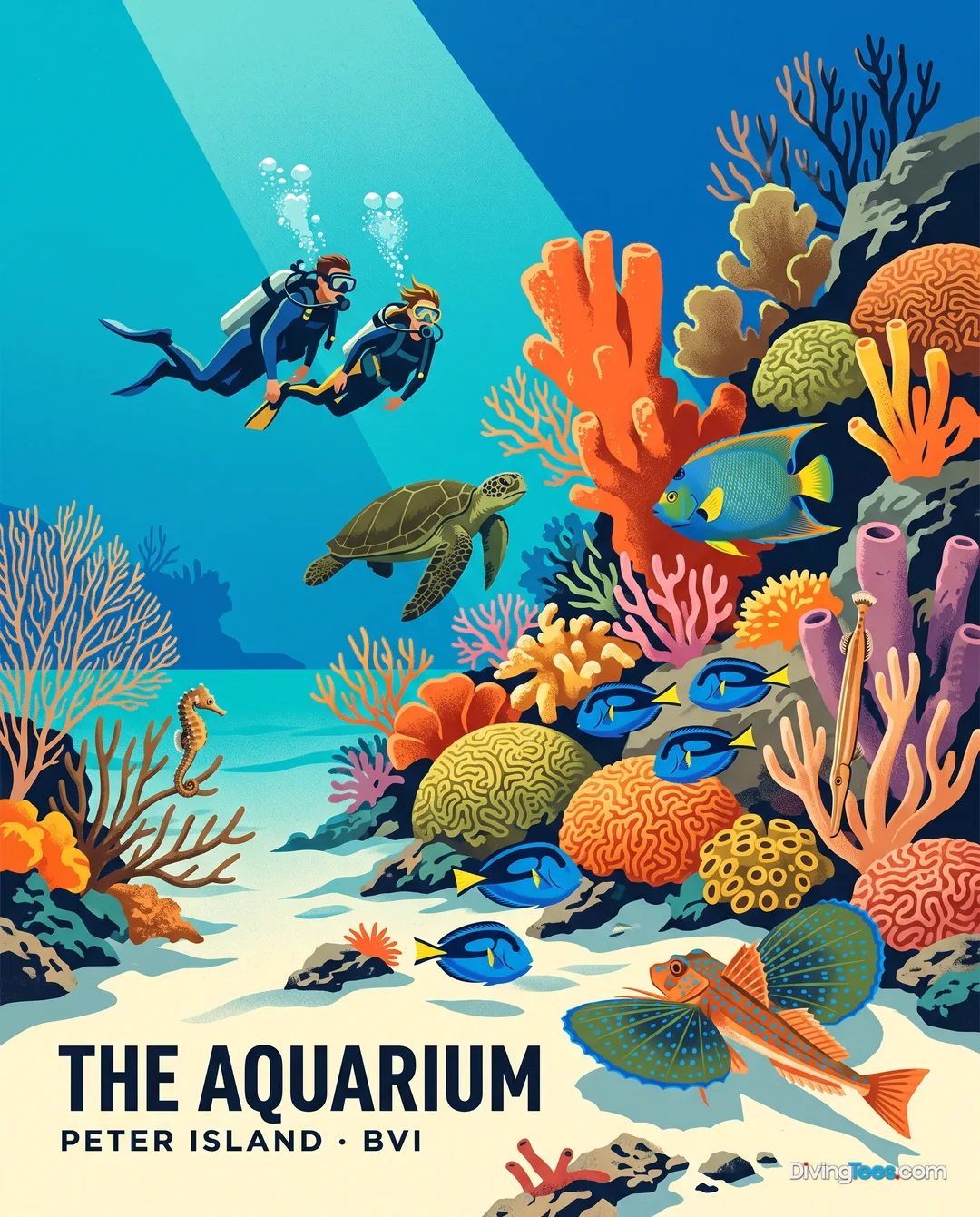 Affiche The Aquarium Peter Island, Islas Vírgenes Británicas