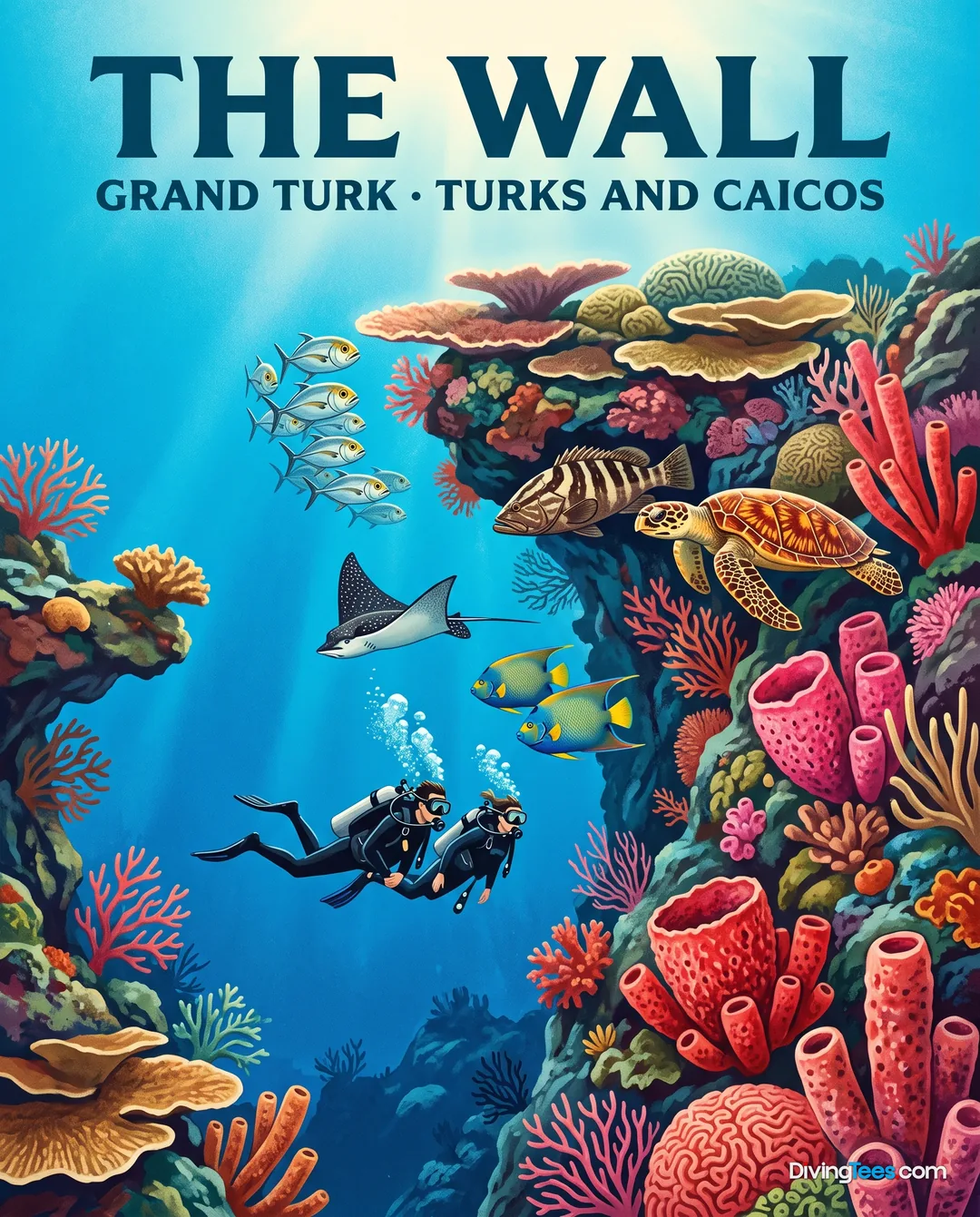 Affiche the breathtaking wall Grand Turk, Îles Turques-et-Caïques