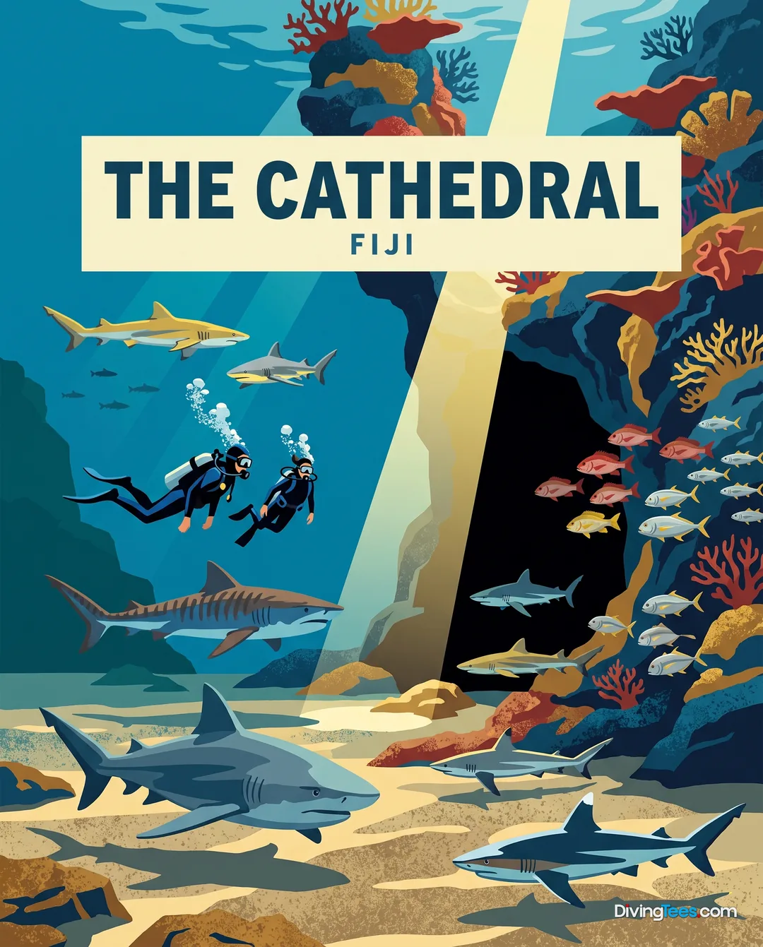 The Cathedral Shark Dive