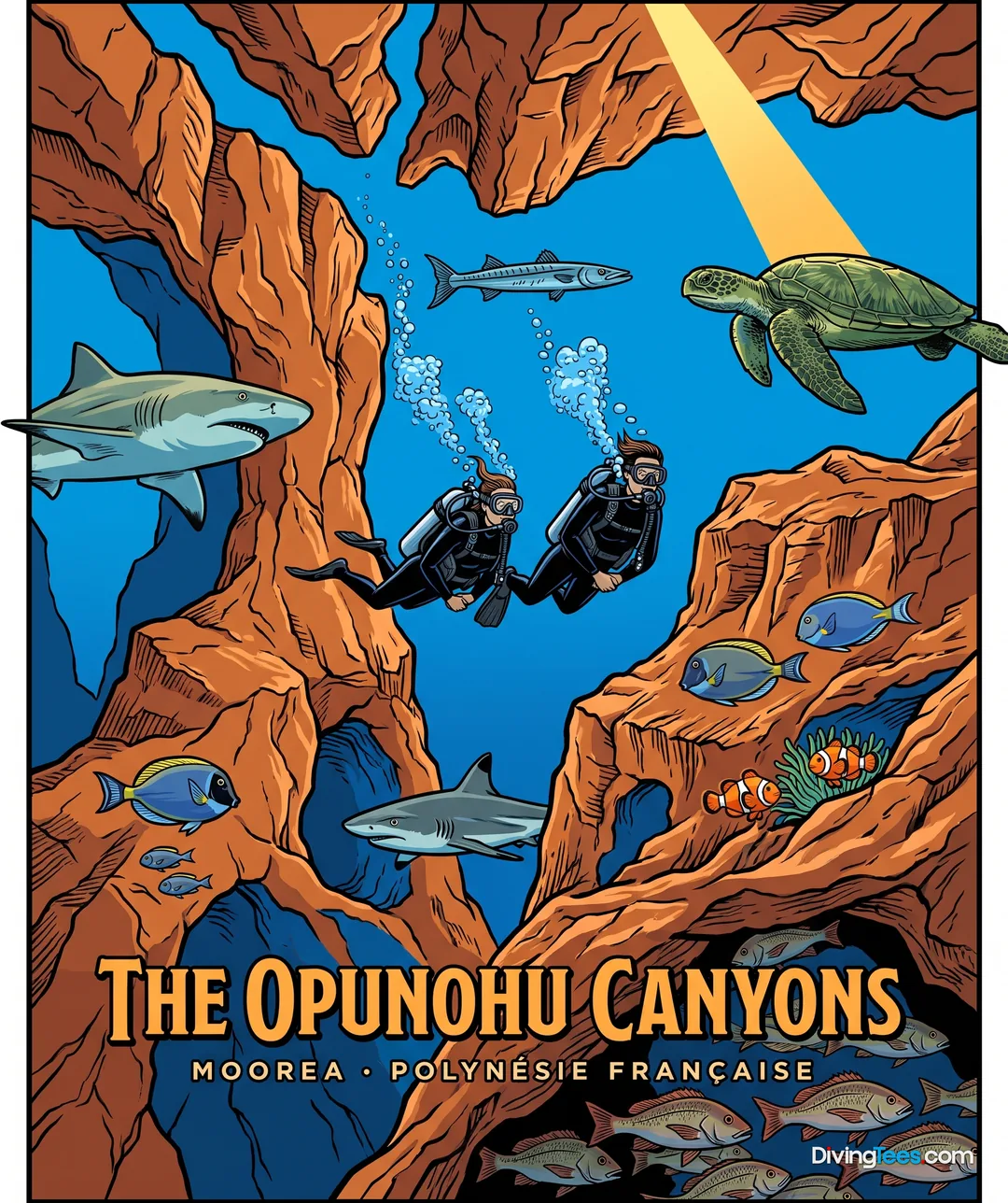 The Opunohu Canyons