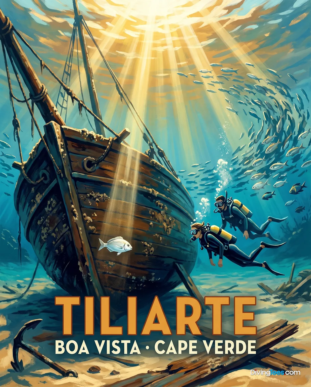 Affiche Tiliarte Boa Vista, Cabo Verde