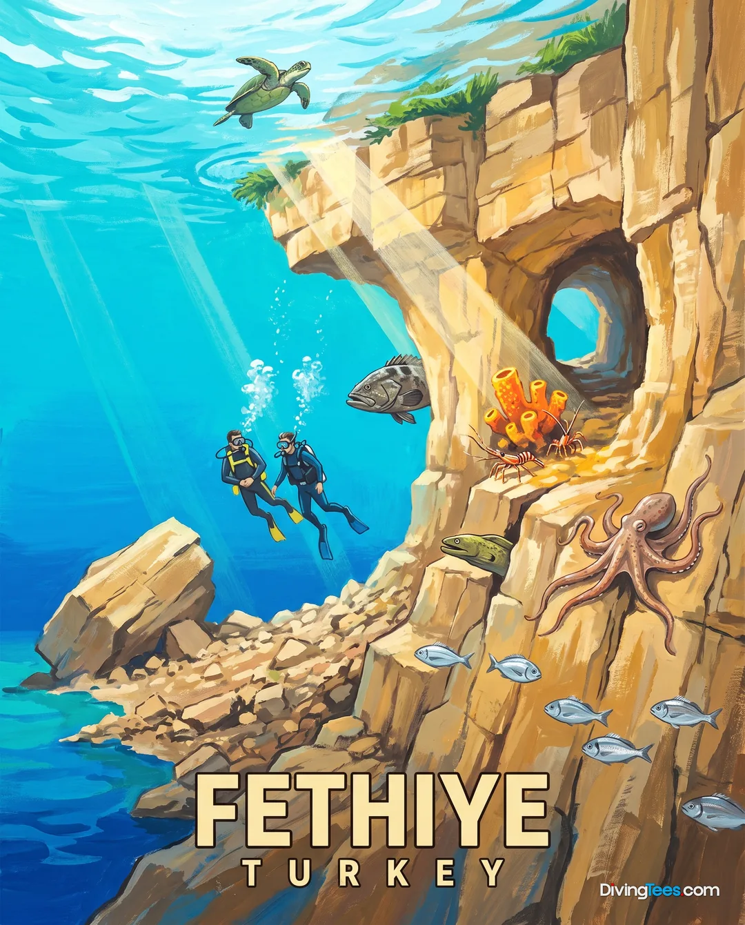Fethiye Türkiye poster
