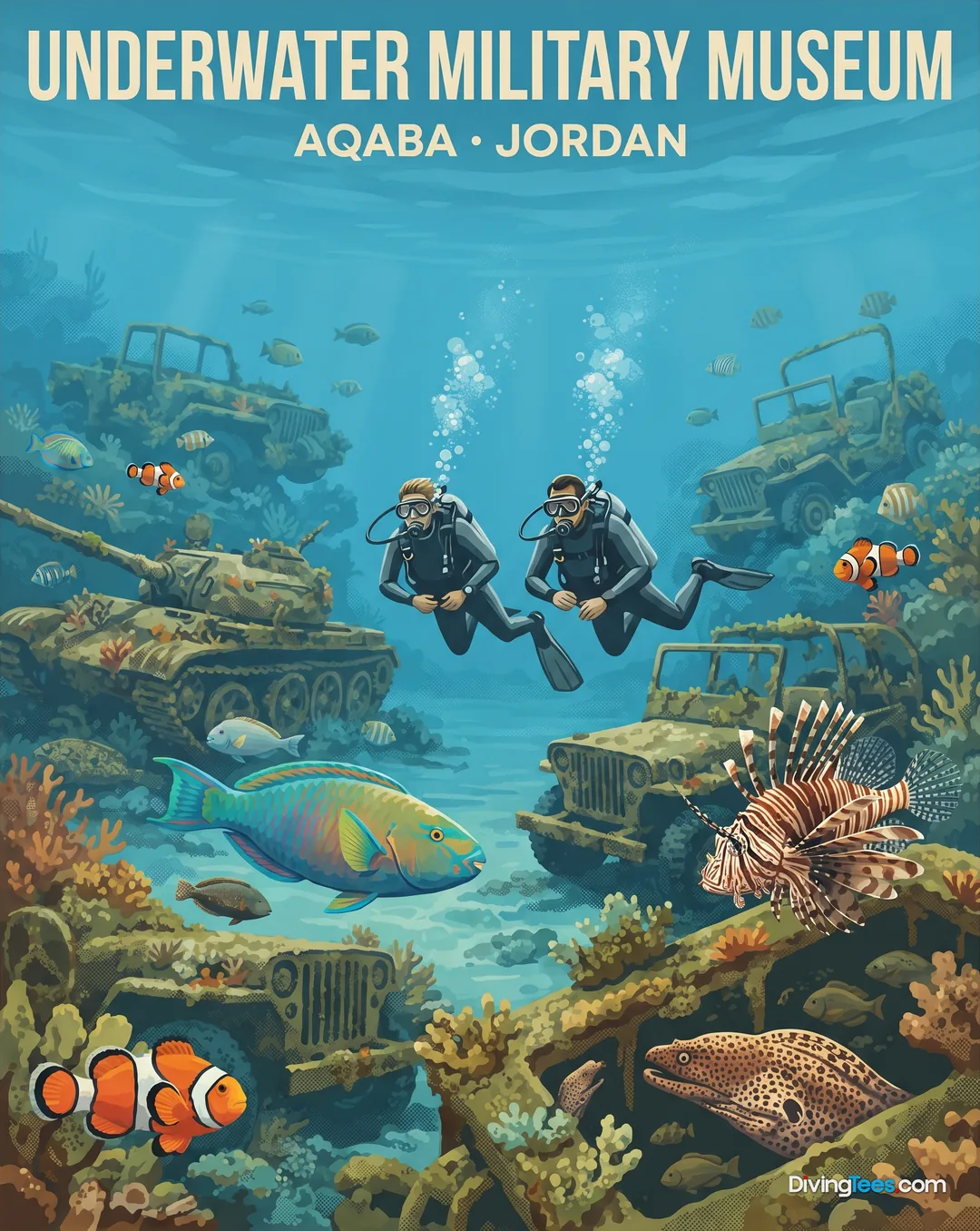 Underwater military museum