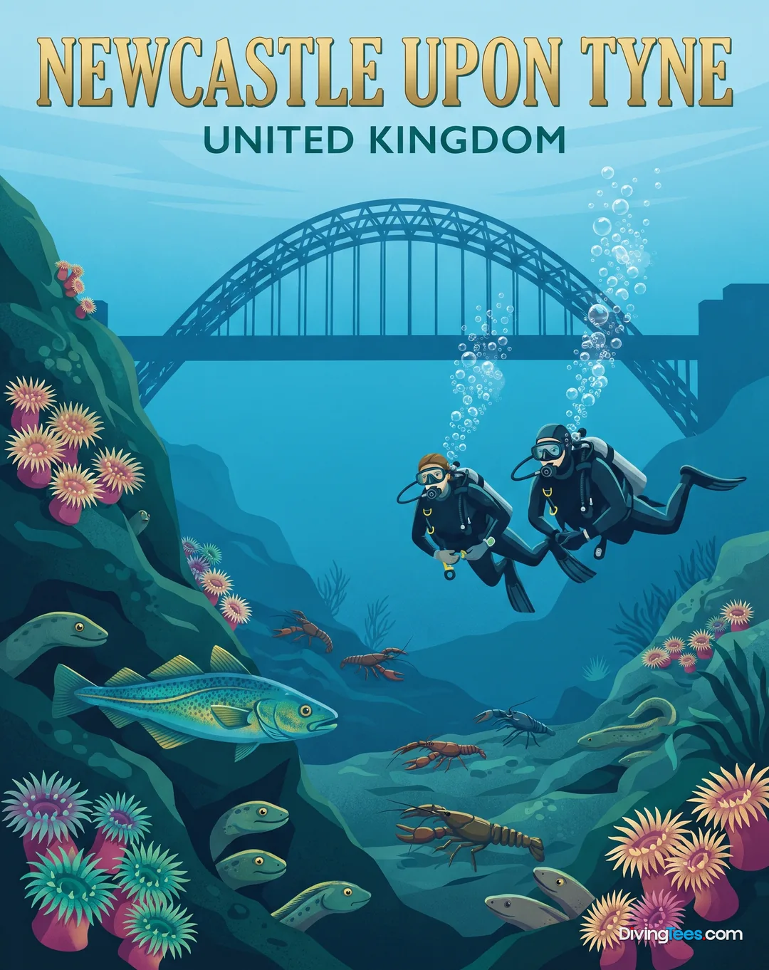 Newcastle upon Tyne United Kingdom poster