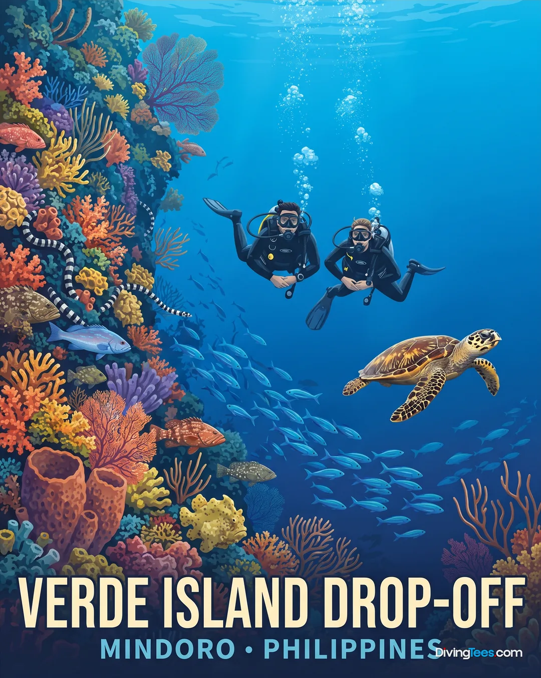 Verde Island drop-off