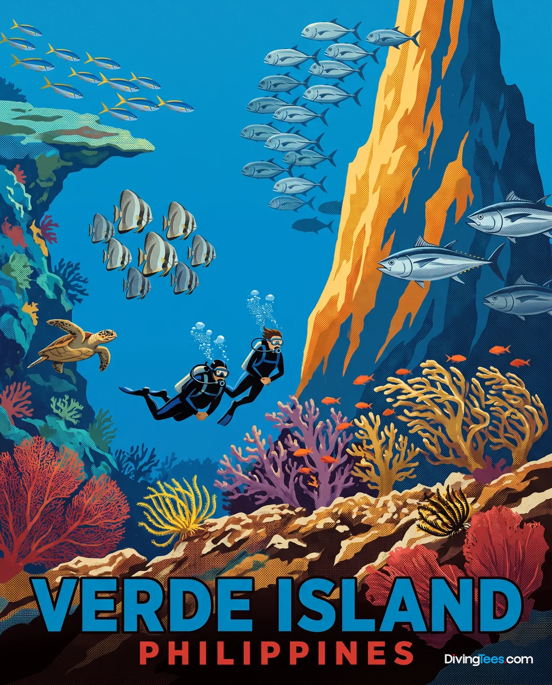 Affiche Verde Island Anilao, Philippines