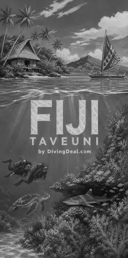 Fond d'écran plongée Fiji, illustration vintage. Disponible le dimanche 7 mars 2027.